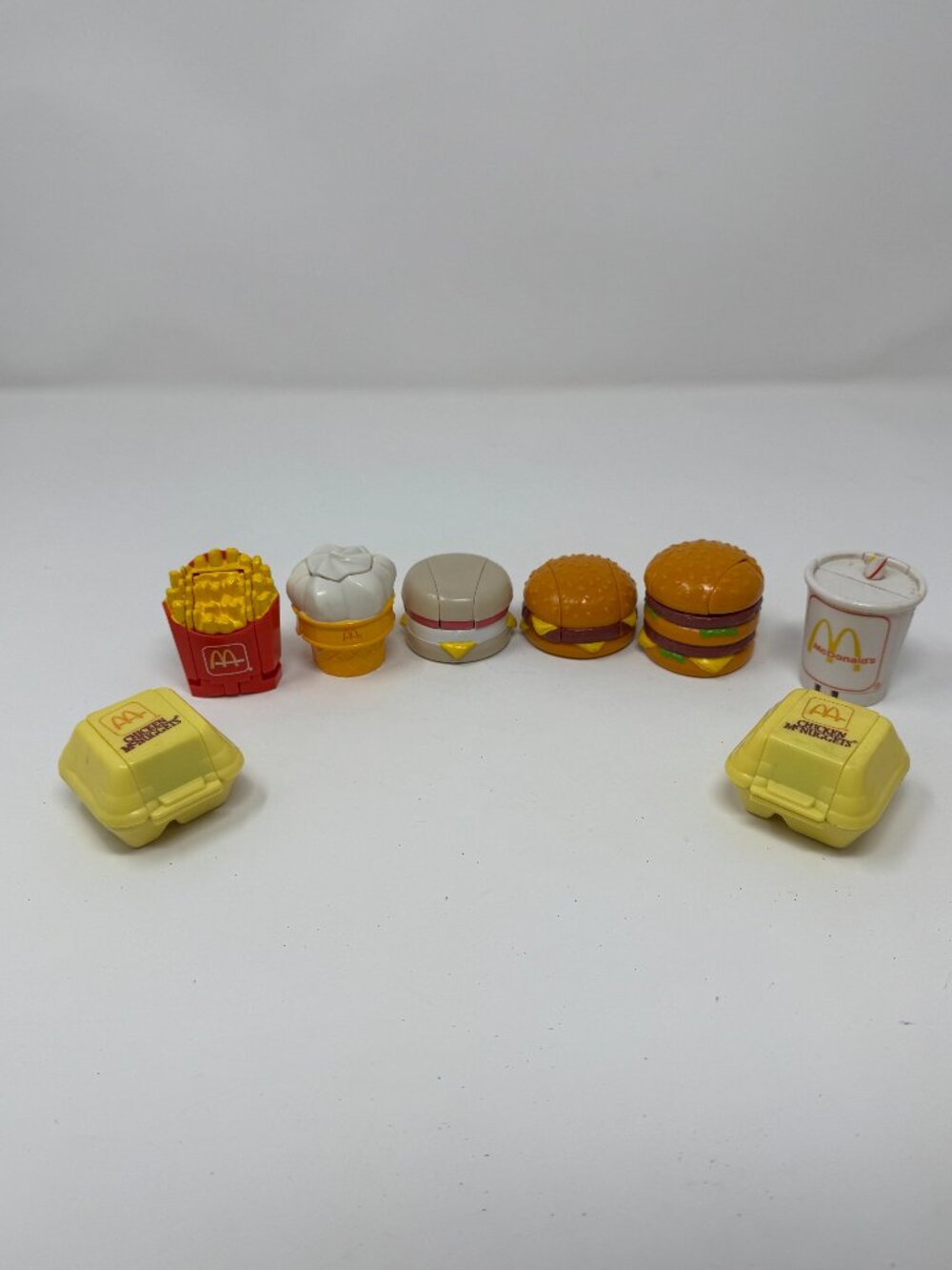 Vintage McDonald’s Changeables Transforming Robot Toys 1987 1989 Lot of 8